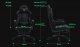Fotel Ghost Chairs gamingowy GHOST 17 czarny z podnóżkiem 7