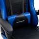 Fotel Ghost Chairs GHOST 17 niebieski z podnóżkiem 5
