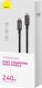 Kabel USB Baseus USB-C - USB-C 1 m Czarny (CAWJ040001) 8