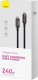 Kabel USB Baseus USB-C - USB-C 2 m Czarny (CAWJ040101) 7