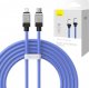 Kabel USB Baseus USB-C - Lightning 2 m Niebieski (CAKW000103) 2
