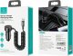 Ładowarka Usams Ładowarka Samochodowa z kablem sprężynowym USAMS 2xUSB-C 1xUSB-A C33 60W czarna CC167CC01 (US-CC167) 16