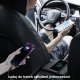 Ładowarka Usams Ładowarka Samochodowa z kablem sprężynowym USAMS 2xUSB-C 1xUSB-A C33 60W czarna CC167CC01 (US-CC167) 3