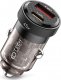 Ładowarka 4kom.pl Ładowarka samochodowa CC45W USB USB-C Type C 2-Port Car Charger PowerDelivery PD 45W QuickCharge QC 3.0 Black 15