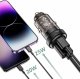 Ładowarka 4kom.pl Ładowarka samochodowa CC45W USB USB-C Type C 2-Port Car Charger PowerDelivery PD 45W QuickCharge QC 3.0 Black 8