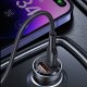 Ładowarka Usams Ładowarka samochodowa USAMS C35 USB-A+USB-C 45W Fast Charge fioletowy/purple (US-CC175) 24