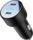Ładowarka Joyroom Ładowarka samochodowa Joyroom JR-CCD02 2x USB-C 70W LED czarna 1