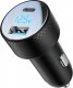 Ładowarka Joyroom Ładowarka samochodowa Joyroom JR-CCD01 USB-C, USB-A 53W LED czarna 1