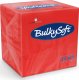 Bulkysoft Serwetki BulkySoft 24x24cm 2w celulozowe czerwone (100) 1