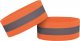Hurtel OPASKA ODBLASKOWA NA RAMIĘ ROWER DO BIEGANIA RZEP 4CM POMARAŃCZOWY 1