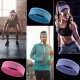 Elastyczna materiałowa opaska na głowę do biegania fitness niebieski 13