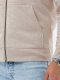 Ombre Rozpinana bluza męska HOODIE z przyjemnej dzianiny - kremowy melanż V1 OM-SSZP-0116 XXL 5