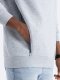Ombre Bluza męska z kapturem z kieszenią na zamek - szary melanż V5 OM-SSNZ-22FW-006 S 6