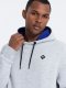 Ombre Bluza męska z kapturem z kieszenią na zamek - szary melanż V5 OM-SSNZ-22FW-006 XXL 2