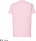 JHK T-shirt JHK TSRK 190 - dziecięca/młodzieżowa z krótkim rękawem wzmocniony lycrą ściągacz, 100% bawełna, 190g - różowy. 7-8 1