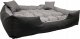 AIO Europe Legowisko dla psa ECCO 100x80 / 115x95 cm szaro-czarne 1
