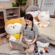 myHomelife Maskotka pluszak pies Shiba Manto szary 35 cm 3