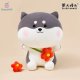 myHomelife Maskotka pluszak pies Shiba Manto szary 35 cm 5