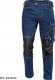 CERVA NEURUM DENIM - męskie spodnie robocze elastyczny jeans do pasa, 6 kieszeni, na metrówkę, na ołówek, na nóż, pierścień "D", 97 % bawełna , 3 % Spandex, 370 g/m2, TRIFIBETEX 56 1
