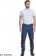 CERVA NEURUM DENIM - męskie spodnie robocze elastyczny jeans do pasa, 6 kieszeni, na metrówkę, na ołówek, na nóż, pierścień "D", 97 % bawełna , 3 % Spandex, 370 g/m2, TRIFIBETEX 56 1