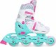 Rolki Raven Inlineskates Loret Mint rekreacyjne regulowane białe r. 27-30 2