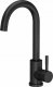 Zlewozmywak GraniteQ JOHNNY 116 zlewozmywak granitowy Pure Carbon 1-komorowy z/o (60x44x18,5) z syfonem black + bateria Kate pure carbon + dozownik + Qmata 2