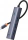 HUB USB Baseus Hub 5w1 Baseus UltraJoy 5-Port (1xHDMI4K@30Hz + 4xUSB 3.0) Szary 3