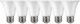 Lampa sufitowa Heckermann Zestaw Lampa sufitowa Heckermann NST-P8023 + 6x Żarówka LED A60 14