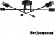Lampa sufitowa Heckermann Zestaw Lampa sufitowa Heckermann NST-P8023 + 6x Żarówka LED A60 5