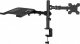 Techly Uchwyt biurkowy Techly 13-32", z półką na laptopa 12"-17" regulowany 6