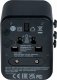 Verbatim 100-250 V Adapter podróżny, CEE7 (widelec) - gniazdo, czarny, Verbatim 1