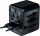 Verbatim 100-250 V Adapter podróżny, CEE7 (widelec) - gniazdo, czarny, Verbatim 2