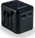 Verbatim 100-250 V Adapter podróżny, CEE7 (widelec) - gniazdo, czarny, Verbatim 5