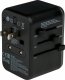 Verbatim 100-250 V Adapter podróżny, CEE7 (widelec) - gniazdo, czarny, Verbatim 11