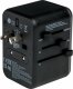 Verbatim 100-250 V Adapter podróżny, CEE7 (widelec) - gniazdo, czarny, Verbatim 1