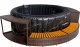 Jacuzzi ogrodowe Thunder Basen z hydromasażem 6-osobowy jacuzzi IRISH + brązowe meble rattanowe - 4 sztuki 1