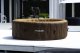 Jacuzzi ogrodowe Thunder Basen z hydromasażem 6-osobowy jacuzzi THUNDER MOCHA + szare meble rattanowe - 4 sztuki 4