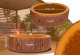 Jacuzzi ogrodowe Thunder Basen z hydromasażem 6-osobowy jacuzzi THUNDER MOCHA + szare meble rattanowe - 4 sztuki 5