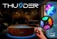 Jacuzzi ogrodowe Thunder Basen z hydromasażem 6-osobowy jacuzzi THUNDER MOCHA + szare meble rattanowe - 4 sztuki 9