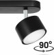 Lampa sufitowa Heckermann Lampa punktowa LED Heckermann 8795314A Czarna 2x głowica 3
