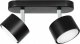 Lampa sufitowa Heckermann Lampa punktowa LED Heckermann 8795314A Czarna 2x głowica 5
