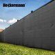 Heckermann Zestaw Siatka cieniująca 1,5x10m Heckermann - Szara + Opaski zaciskowe Heckermann 100szt - Szare 3