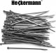 Heckermann Zestaw Siatka cieniująca 1,5x10m Heckermann - Szara + Opaski zaciskowe Heckermann 100szt - Szare 7