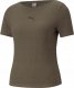 Puma Koszulka damska Puma HER Ribbed Slim Tee Grape Leaf khaki 531917 44 XL 5