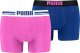 Puma Bokserki męskie Puma Placed Logo Boxer 2P różowe, niebieskie 906519 11 S 3