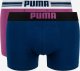 Puma Bokserki męskie Puma Placed Logo Boxer 2P różowe, niebieskie 906519 11 S 4