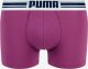 Puma Bokserki męskie Puma Placed Logo Boxer 2P różowe, niebieskie 906519 11 S 6