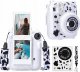 Pokrowiec LoveInstant Futerał Etui Case Pokrowiec Do Fujifilm Instax Mini 12 + Naklejki / Krówka 3