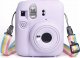 Pokrowiec LoveInstant Futerał Etui Pokrowiec Case Do Fujifilm Fuji Instax Mini 12 / Silikonowy / Fioletowy 2
