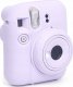 Pokrowiec LoveInstant Futerał Etui Pokrowiec Case Do Fujifilm Fuji Instax Mini 12 / Silikonowy / Fioletowy 3